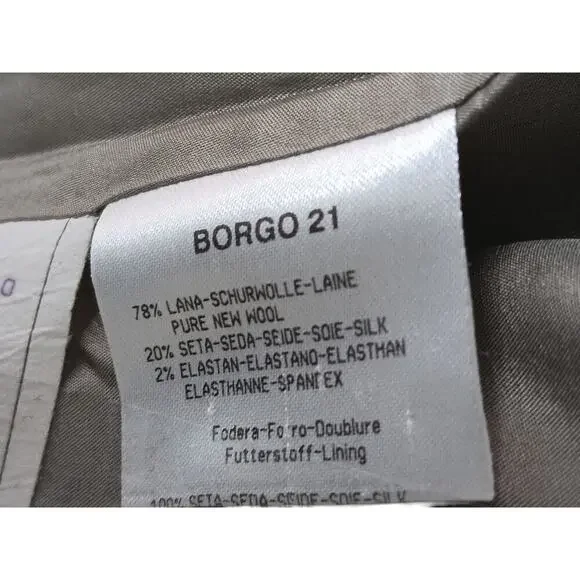 Giorgio Armani Gray Wool Silk Blend Jacket Blazer Size 46 (US 12) Made in Italy - Picture 15 of 16